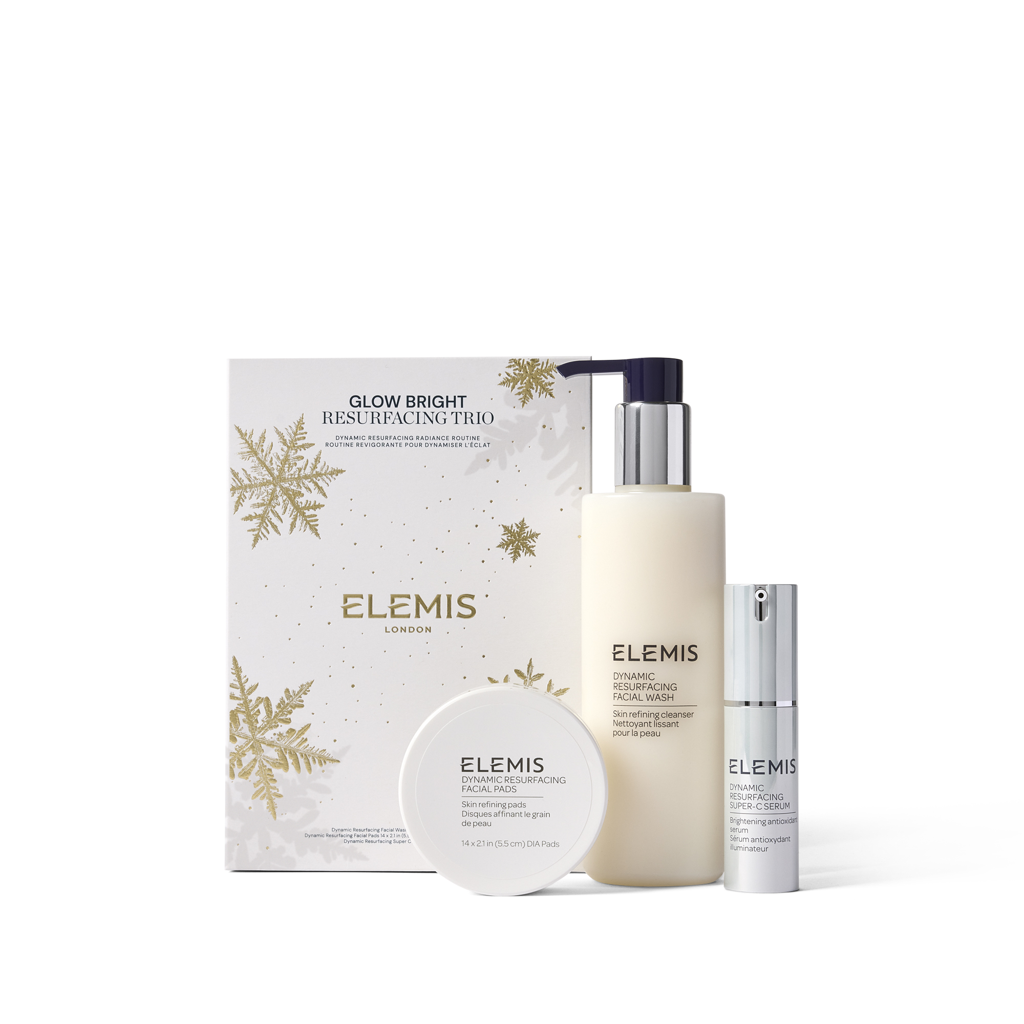 Тріо для сяйва шкіри ELEMIS Glow Bright Resurfacing Trio Kit